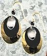 Silver Forest Teardrop Earrings GOLDTONE