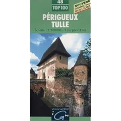 Carte touristique : P�rigueux - Tulle