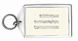 Sheet Music (Musica Antiqua) Keychain