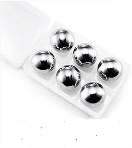 Round Shape Whisky Stone Stainless Steel Beer Wine Cooler Rock Ice Cubes Glacier Chiller Physical Cooling Bar Tool (6)