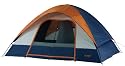Wenzel Salmon River 2 Room Family Dome Tent, Orange/Blue