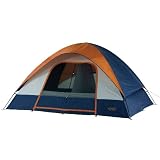 Wenzel Salmon River 2 Room Family Dome Tent, Orange/Blue