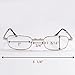 Astra Depot Anti-Fatigue Folding Pocket Eyewear Reading Glasses +2.00 + Sporty Nylon Outdoor Travel Strong Case (1 Pair)