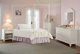 Westfield Canopy 5pc Bedroom Set - Full (Off White) (See Text)