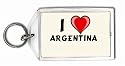 I Love Argentina Keychain