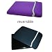 GAGS Dell Mini 10 Reversible Neoprene Sleeve / Case / Pouch in PURPLE and BLACK 10.1 inch.....Water Resistant....Shock Absorbing