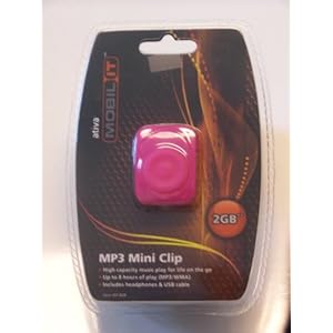 Ativa Mobil It Mini Clip 2GB MP3 Music Player - Pink