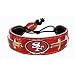 San Francisco 49ers Team Color NFL Football Bracelet