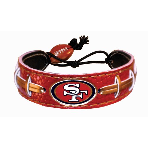 San Francisco 49ers Team Color NFL Football Bracelet