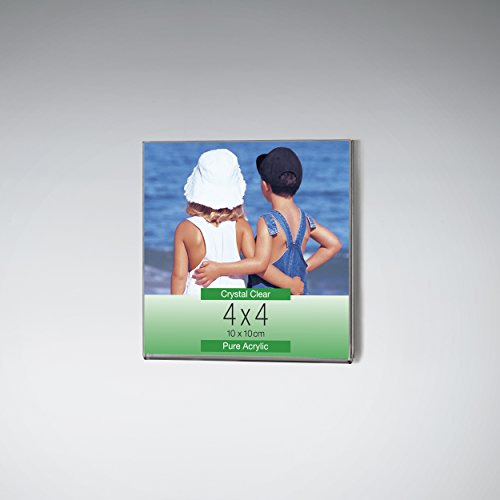 Acrylic Magnetic 4x4 Stick-on Frames are perfect for events Our price is for 3 units - 4x4