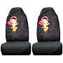 Pink Red Tweety Bird Hearts Car Truck SUV Seat Cover Pair