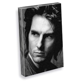 TOM CRUISE - Canvas Print (A5 - Signed by the Artist) #js004