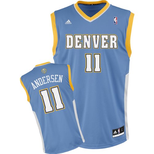 Adidas Denver Nuggets Chris Anderson Revolution 30 Replica Road Jersey Xx Large