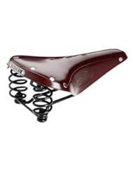 Brooks Saddles Mens Flyer Bike Saddle, Antique Brown/Black Steel