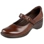 Clarks Artisan Women's Dellwood Oak Mary Jane,Dark Brown Leather,6.5 M US