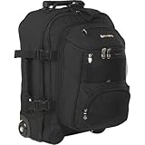 Maestro Luggage Maestro 20 Wheeled Backpack - Black Maestro Luggage Maestro 20 Wheeled Backpack - Black