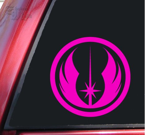  Jedi Order Vinyl Decal Sticker - Hot Pink