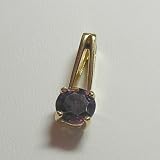 14K Amethyst Pendant