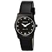 Invicta Women's Slim Collection Round Black Leather Watch #5156