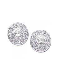 Diamond Cluster Earrings - 1/4 ct tw