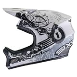 SixSixOne ADULT Evolution Full-Face Helmet, 08, Distressed White