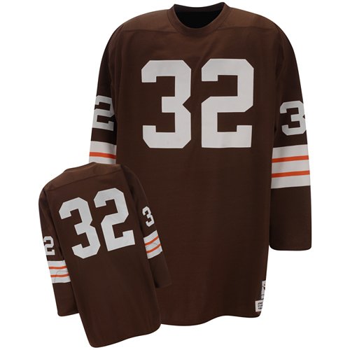 Mitchell & Ness Cleveland Browns 1964 Jim Brown Authentic Throwback Jersey Size 60