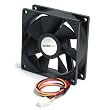 StarTech.com 92x25mm Ball Bearing Quiet Computer Case Fan with TX3 Connector FAN9X25TX3L (Black)