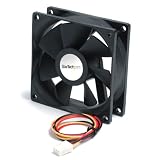 StarTech.com 92x25mm Ball Bearing Quiet Computer Case Fan with TX3 Connector FAN9X25TX3L (Black)