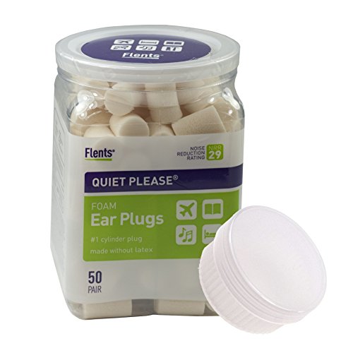Flents quiet please foam ear plugs nrr29 (1 - 50 count with 1 cle…
