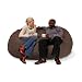 Jaxx 6 ft Lounger Microsuede Medium Foam Sofa