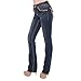 Sexy Couture Women's S98-PS Mid Rise Bootcut Jeans