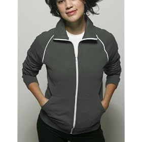 Buy American Apparel 5455 California Fleece Vintage Retro Track Jacket by American Apparel