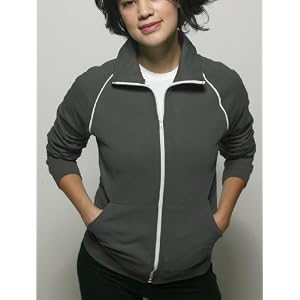Buy American Apparel 5455 California Fleece Vintage Retro Track Jacket by American Apparel