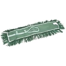 Wilen C004060, Permatwist Polyester Back Dust Mop, 60" Length x 5" Width, Green (Case of 6)