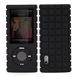 Speck Products NN5-PXL-BK PixelSkin Rubberized Case for iPod Nano 5 (Black)