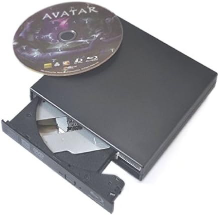 TOOPOOT(TM) USB 2.0 External 3D Blu-ray BD25/BD50 Read Combo 8X DVD±R/RW Burner Writer Drive