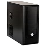 Design Gehäuse T-110, Front-USB/Audio, Farbe: schwarz