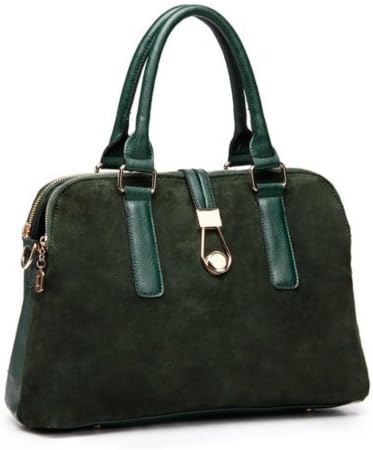 Vintage Leather Briefcase Messenger Satchel Tote Cross Body Handbags for Womens