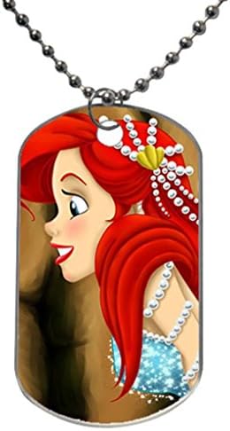 Eric and Ariel from The Little Mermaid Unique Custom Design brand new Dog Tags and Pet Tags