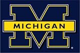 University of Michigan Wolverines Large Rug Door Mat