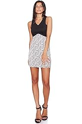 Cotton/Polyester/Rayon/Spandex Sleeveless Illusion General Print Bodycon Dress 