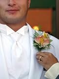 Tuxedo Tie - White Satin Windsor Band