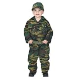 Camo Soldier Costume, Size 4/6
