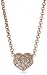 Judith Jack Sterling and Rose Gold-Plated Reversible Heart Pendant