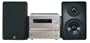 Yamaha MCR-E150 GLC Gold Finish PianoCraft Executive Microsystem with Cherry finish speakers