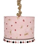 Just Buggy Hanging Drum Shade with Cord Cover by Glenna Jean