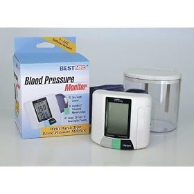 BestMed Wrist Blood Pressure Monitor with 2 Memory Chips (85 Memories per Chip)