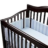BreathableBaby Breathable Crib Bumper - Blue