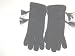 G1014, Black Angora Gloves Trimmed with Fancy Black Tassles for Women and Teens.