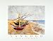 Vincent Van Gogh Boats At Saint Maries Art Poster Print - 20 X 16